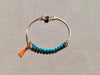 Turquoises bangles pompons