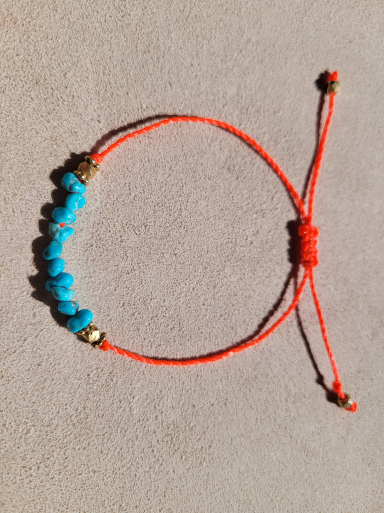 Sleeping beauty macrame bracelet
