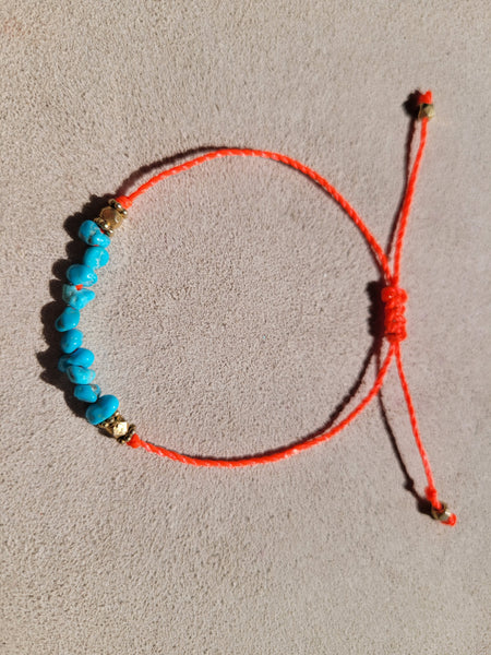 Sleeping beauty macrame bracelet