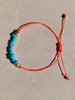 Sleeping beauty macrame bracelet