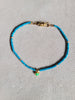 Sleeping beauty enamel heart bracelet