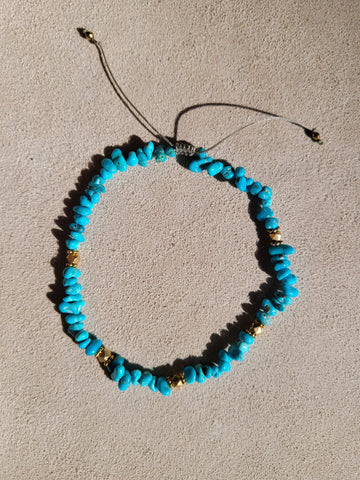 Sleeping beauty nuggets bracelet
