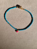 Sleeping beauty enamel heart bracelet