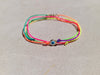 Enamel eye wrap bracelet