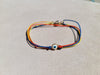 Enamel eye wrap bracelet
