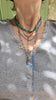 Turquoise slices necklace