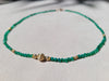 Nectar green tourmaline necklace