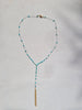 Satelite small gem necklace (short)