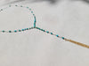 Satelite small gem necklace (short)