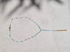 Satelite small gem necklace (short)