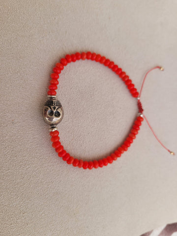 Red skulleton bracelet