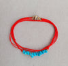 Turquoise nuggets thread wrap