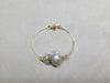 Baroque pearl bangle