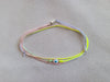 Enamel eye wrap bracelet